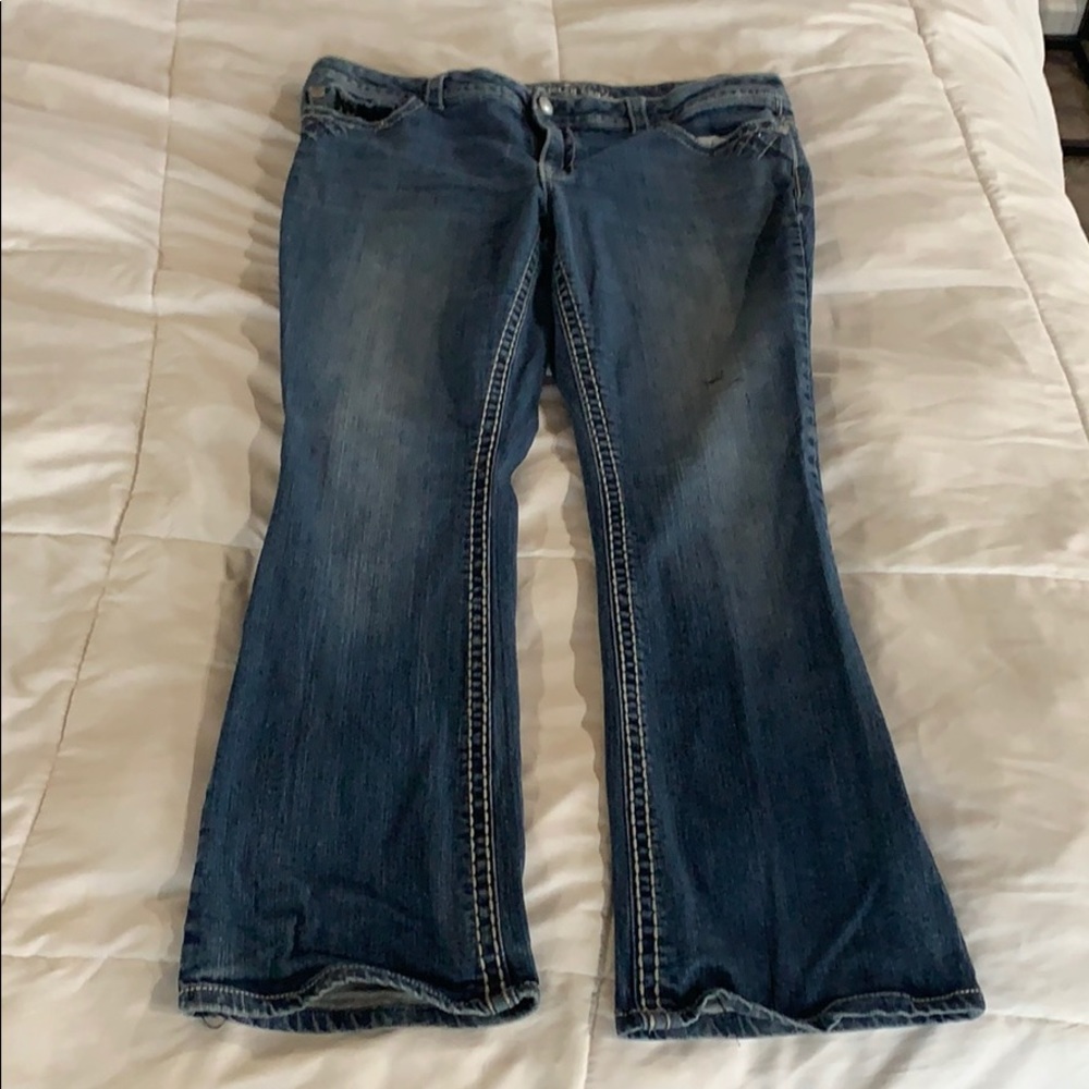Paisley Sky boot cut jeans
